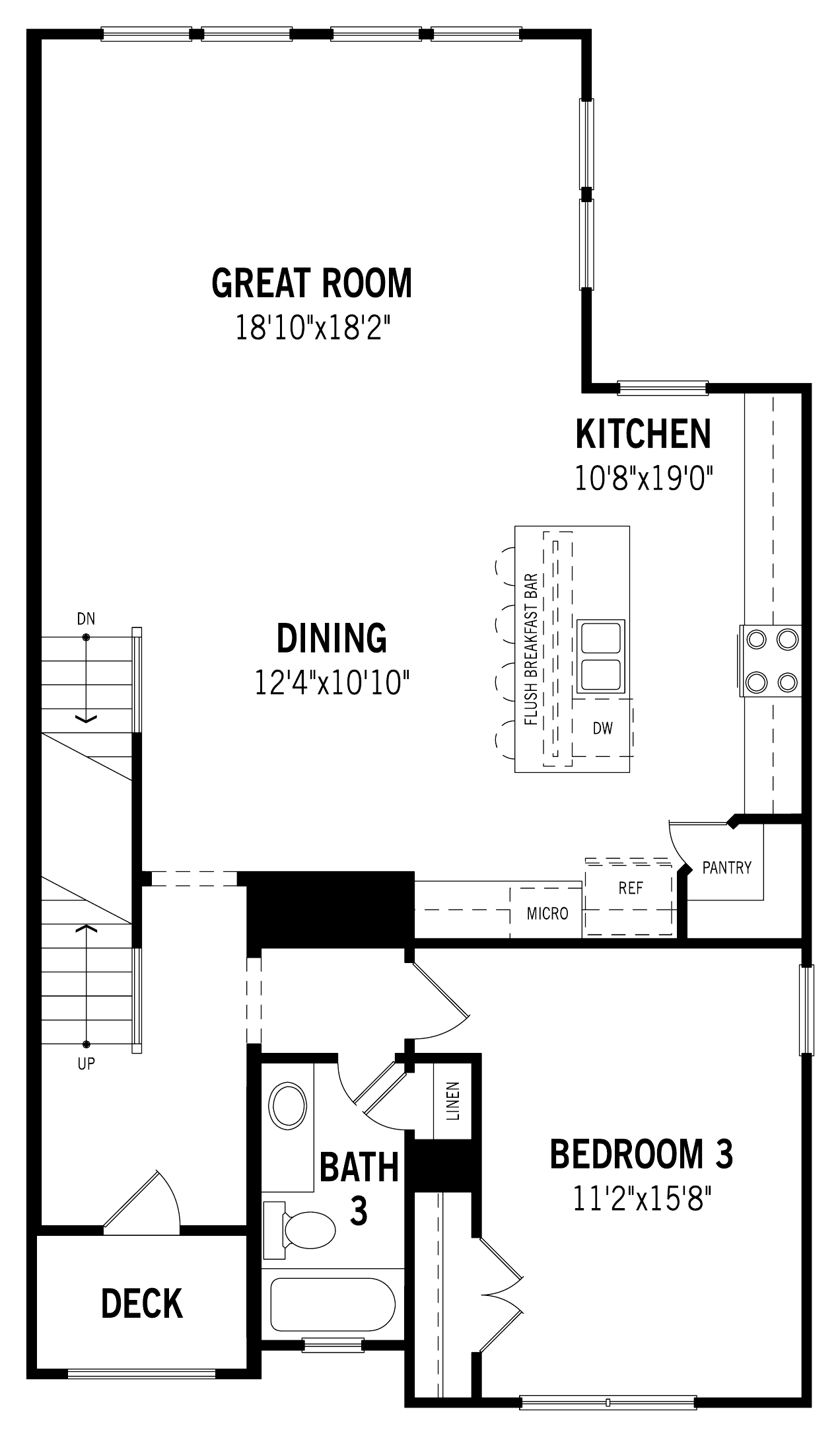 Wakefield second floor plan